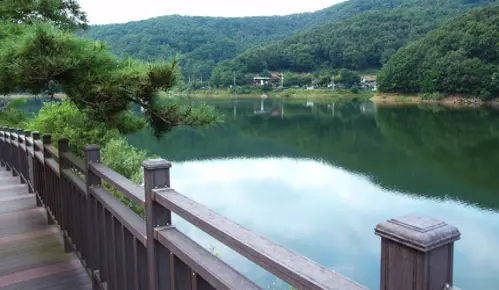 효가원 앞 오남호수공원