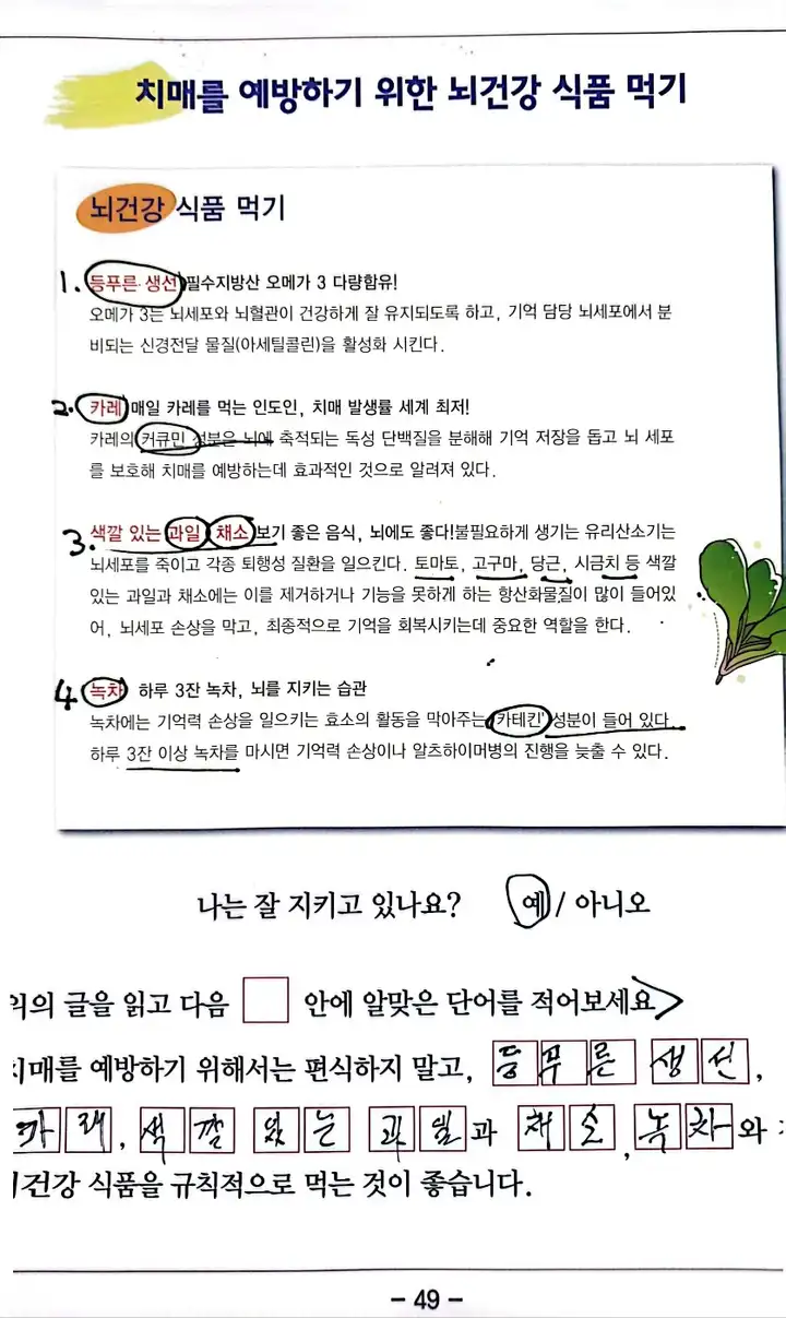인지자극활동