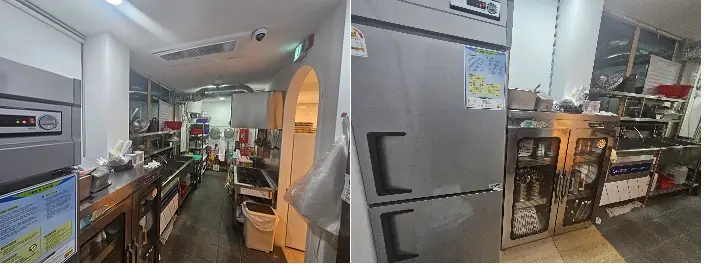 조리실 내부 전경
