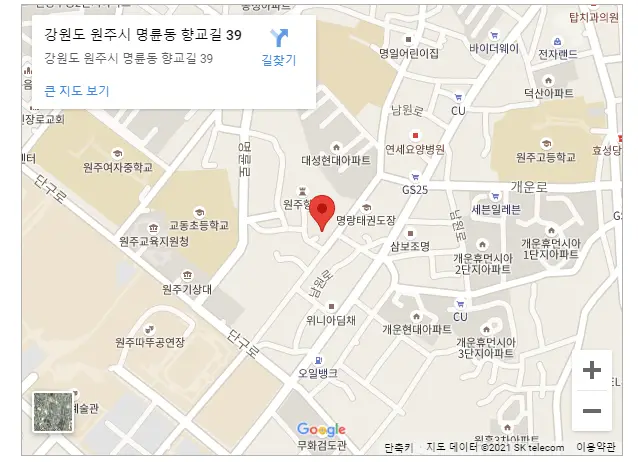 고은맘재가방문요양센터 위치