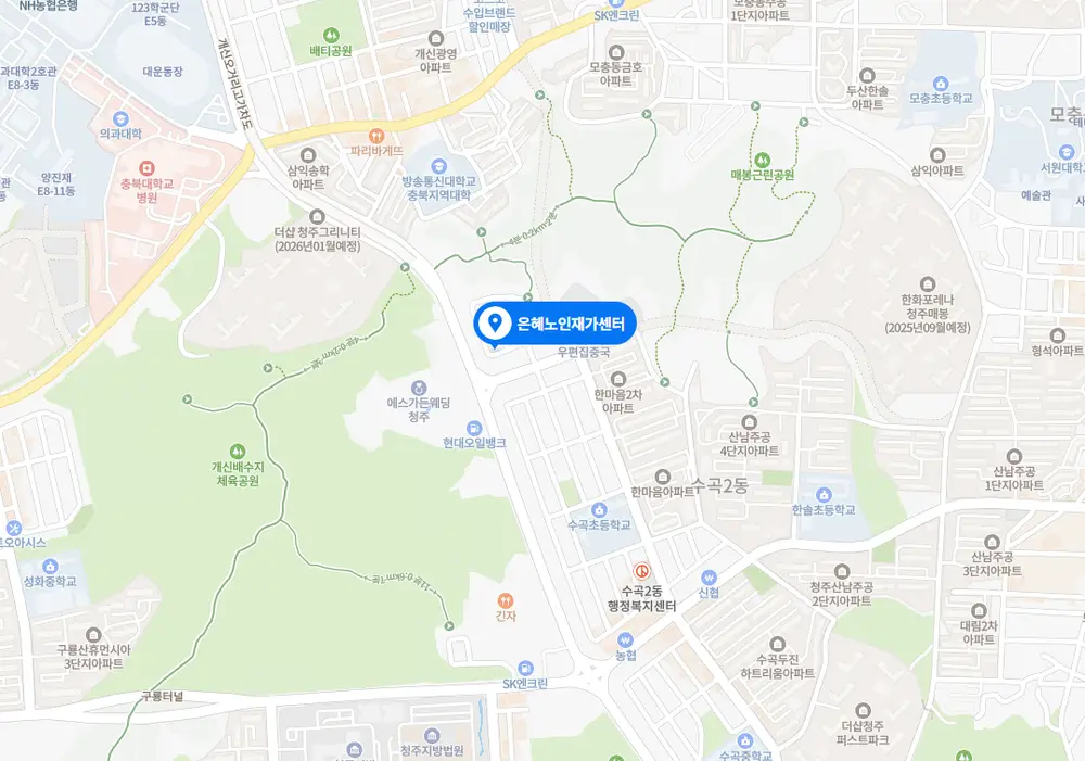 은혜노인재가센터위치