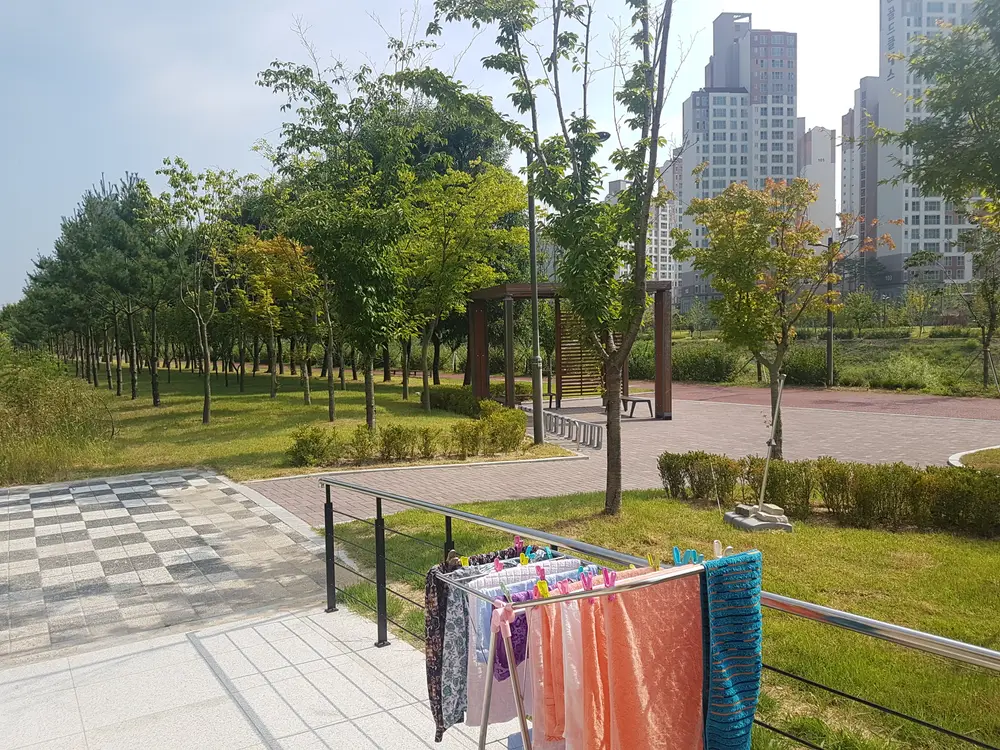 효심실버빌 구조 앞 전경