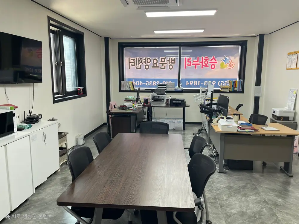 센터 내부 전경