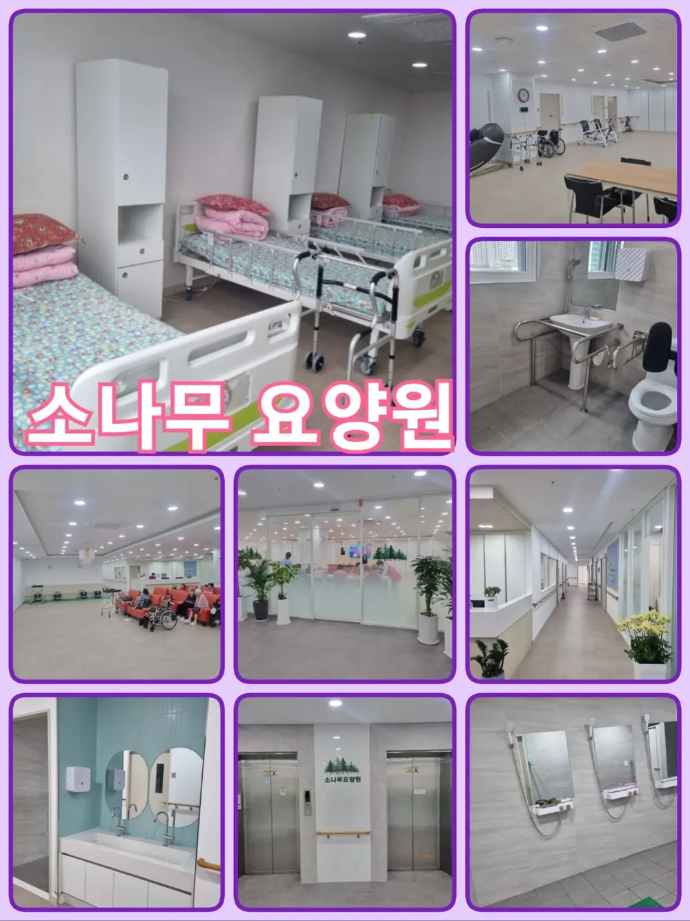 소나무 요양원의 시설 안내