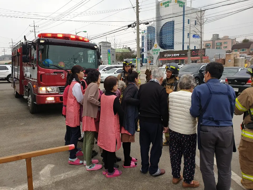 양평소방서와 소방합동훈련