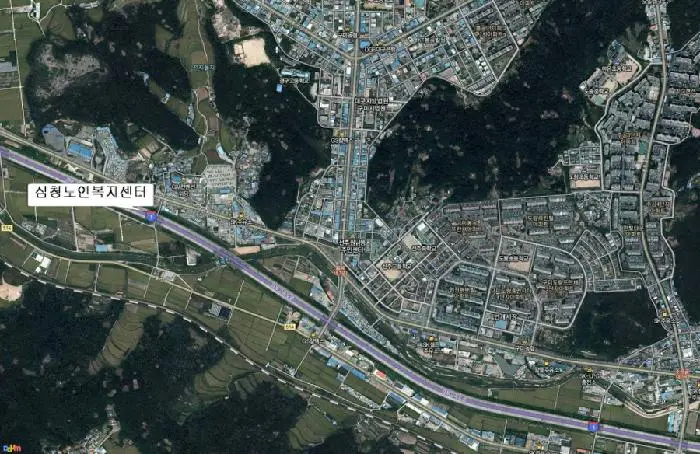심청노인복지센터 위치도입니